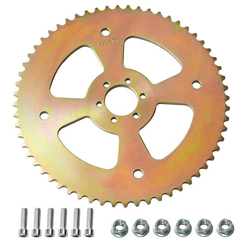 JNDO Mini Bike Sprocket 50T 420 Chain 6 Hole Rear Sporcket for Coleman CT100U B100 Baja Doodle Bug DB30 Monster Mega Moto Motovox MBX10 in Saudi Arabia