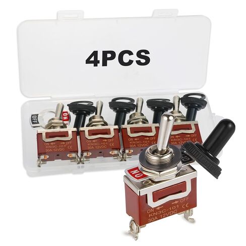 مفتاح تبديل مقاوم للماء ، متينة 12V 30A SPST 2PIN ON/OFF SHAGETH DUTICH DATERINGEN in Kuwait