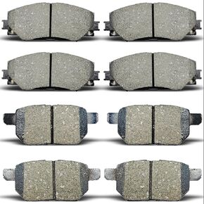 Front Rear Ceramic Brake Pad Fit For 2010-2020 Toyota Prius, for 2011-2017 Lexus CT200h, for 2017-2019 Toyota Prius Prime in Kuwait