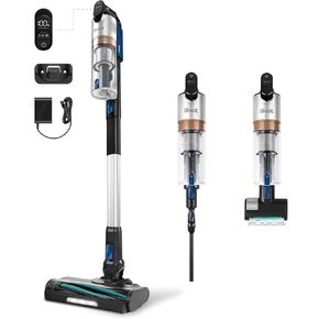 Levoit Cordless Vacuum Pleaner ، عصا فاكت مع تصميم مقاوم للتشابك ، حتى 50 دقيقة ، شفط قوي ، قابلة للشحن ، خفيفة الوزن ، وتنوعا للسجاد ، الأرضية الصلبة ، شعر الحيوانات الأليفة ، أبيض ＆ الأزرق in Kuwait