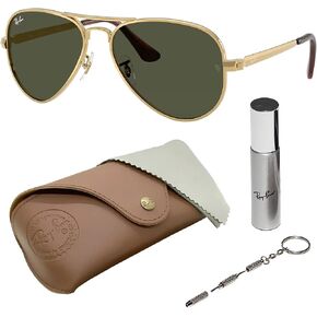 Ray-Ban RB3925 AVIATOR MAX Pilot Shaped Sunglasses for Men & Women with Official RAYBAN Eyewear Kit – Classic Timeless Design in Saudi Arabia