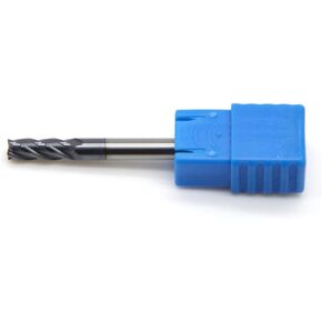 Wokesi 3.5mm Cutting Dia,6mm Shank Dia,50mmL,4Flutes,HRC45,TiAlN Coated,Solid Carbide Square End Mills Flat Endmills Bits Router CNC Lathe Cutter Drill Tools (3.5mmDia×6mmShank×50mmL) in Kuwait