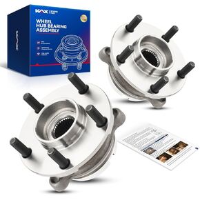 Kax 512319 زوج Hub Wheel Wheel Pair & Bearing For For 2006-2010 VW Jetta ، للفترة 2009-2010،2012-2022 VW Passat ، لعام 2013-2014 VW Jetta ، 5 Lug w/ABS in Kuwait