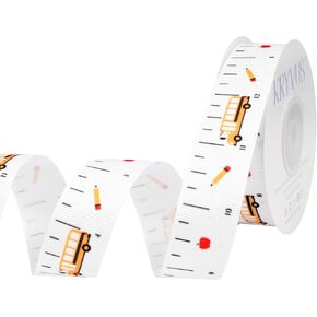 مدرس شريط الحاكم تحت عنوان 5/8 بوصة × 12 ياردة قياس شريط الشريط لهدايا المعلمين ، والحرف اليدوية تحت عنوان المدرسة والعودة إلى مستلزمات الزخارف المدرسية in Kuwait