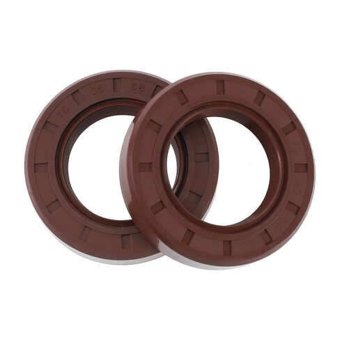ختم الزيت العالمي TC ختم الختم ختم دوار عمود دوار 35x56x12mm الضغط العالي FKM Rubber Brown 2 PCS in Kuwait