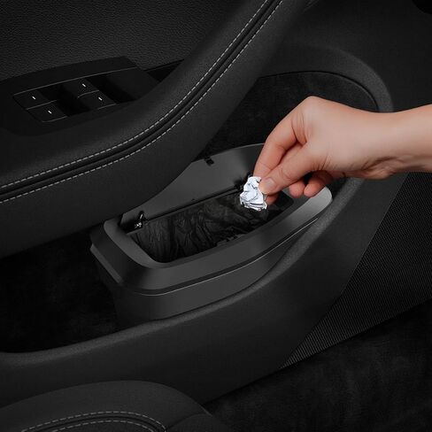 Spigen Driver side Door Pocket Car Trash Can (Not Compatible with New Model Y Juniper 2025/26) for Tesla Model Y 2020-2024 - Black in Saudi Arabia