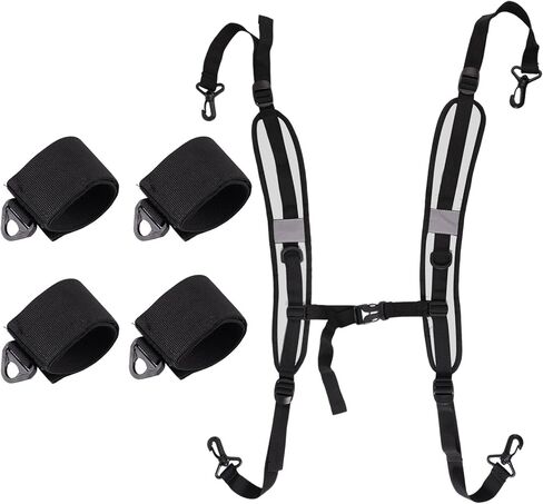 Adjustable Beach Chair Backpack Straps, Replacement Shoulder Carry Bands for Backpacks Folding Beds Camping and Outdoor Gear in Saudi Arabia