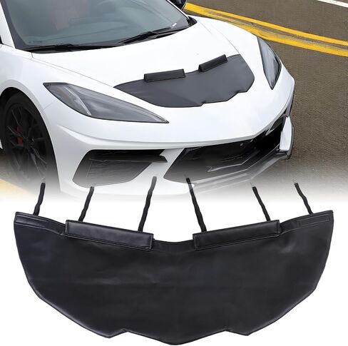 واقي غطاء محرك السيارة الأمامي يتوافق مع Corvette C8 Stingray 2020-2024 جلود غطاء محرك السيارة غطاء محرك السيارة محرك محرك محرك محرك محرك محرك محرك محادسك شرطي. in Saudi Arabia