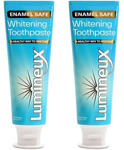 Lumineux Teeth Whitening Toothpaste - Peroxide Free, Enamel Safe for Sensitive Whiter Teeth - Fluoride Free, No Alcohol, Artificial Colors, SLS Free Dentist Formulated - 3.75 Oz in Kuwait
