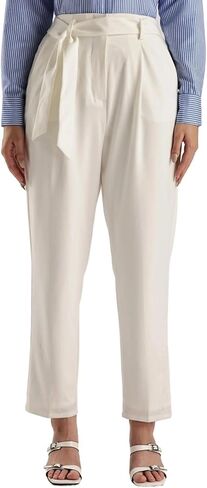 Calvin Klein Women's Straight Leg Belted Tie Waist Pant in Saudi Arabia