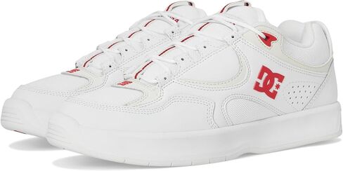 DC Men's Kalynx Zero Skate Shoe, White/RED/Grey, 11 in Saudi Arabia