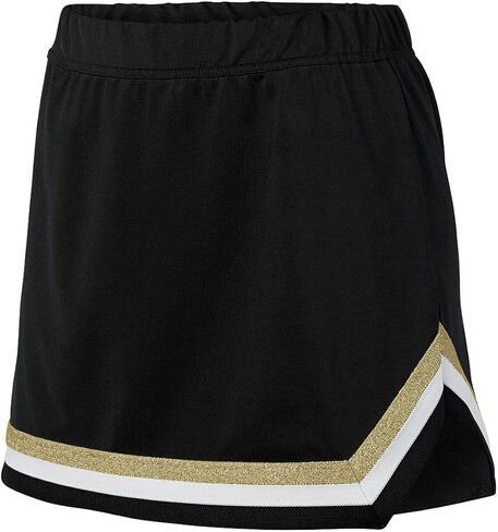 Augusta Sportswear Girls Pike Skirt XS Black/White/Metallic Gold in Saudi Arabia