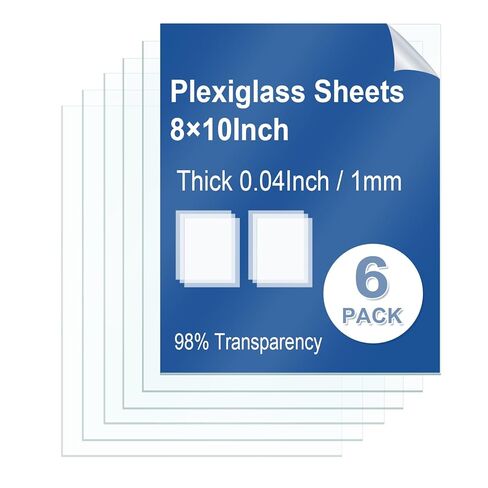 2 Pack Clear Plexiglass Sheets 12×12×0.12In PET Plexi Glass Sheets for Craft Projects Easy-Process Transparent Flexible Plastic Blanks Sheeting for Picture Frames in Kuwait