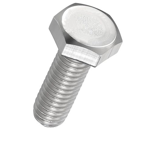 4 Pcs Hex Head Screws Bolts - [M8-1.25x90] 304 Stainless Steel Grade A2-70 Fully Threaded Hex Tap Metric Hexagon Head Machine Bolts Right Hand External Hex Drive, Silver in Kuwait