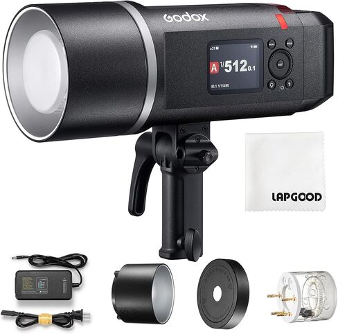 Godox AD600BM Outdoor Strobe Flash Studio Light Kit 600Ws - with 2.4G Wireless X System Compatible fot Nikon Camera, Softbox/Reflector/Snoot/Barn Door (AD600 Bowens Mount GN87 1/8000s HSS) in Saudi Arabia