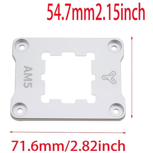 FDXGYH 1 Pcs AM5 CPU Fix Holder Aluminum Alloy Anti-Bending Contact Frame with Screw Screwdriver for AM5 Motherboard Slot, X670, B650 Series Chipset in Kuwait