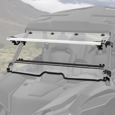 Heavy Duty Combined Full Windshield for Honda Talon 1000R, 1000X, 1000X-4 (2019-2024), Durable Hard Coat Front Windscreen in Saudi Arabia