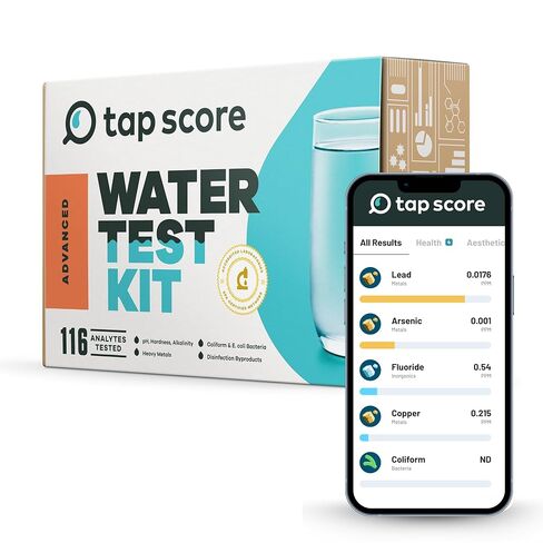 طقم اختبار المياه المنزلية النهائية لمياه الشرب | اختبارات لـ 250+ معلمة مثل الرصاص والبكتيريا و VOCs | EPA معتمد بشكل جيد أو اختبار مياه الصنبور in Kuwait