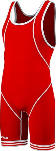 Asics Men's Snap Down Wrestling Singlet (Navy/White) in Saudi Arabia