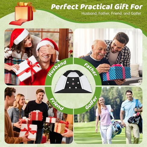 شبكة غولف ، شبكة تدريبات 10 × 7 قدم مع حصيرة ثقيلة ثلاثية ، وجميع في واحد ، شبكة غولف مستهدفة متعددة ، وتدريب على القيادة الداخلية في الهواء الطلق مع الهدف/الحصيرة/تي شيرت/حقيبة ، هدية للعشاق in Kuwait