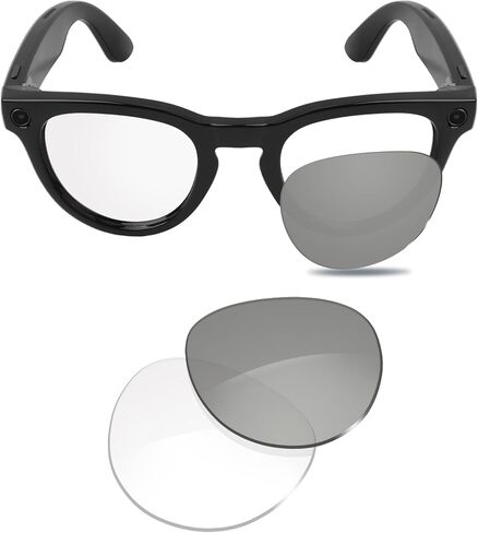 العدسات البديلة المتوافقة مع عدسات Meta Ray-Ban RW4009F Photochromic Clear 51mm Low Bridge Bridge Leadliner Classic Upgrade in Kuwait