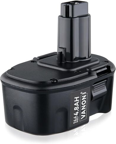 VANON [تمت الترقية إلى 4.8Ah 14.4V DC9091 DW9094 Ni-MH لاستبدال بطارية DeWALT 14.4V XRP DW9091 DW935 DE9038 DE9091 DE9092، 2 حزمة in Kuwait