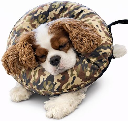 مخروط مخروط مخروطي مخروطي كامو-مخروط الكلب القابل للنفخ ، طوق لاستعادة كامو ناعم ، نفخ قابل للتعديل دونات ، بديل قابل للغسل الآلي ، مخروط مموه كبير الحجم للشفاء in Kuwait