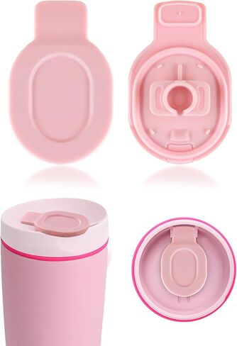 2pcs Slider Replacement Stopper for Owala SmoothSip Slider 20oz & 12oz, Silicone Seal Plug Compatible with Owala Coffee Insulated Cup Mouth Stopper Top Lid Gasket Plug Accessories BPA-Free (Black) in Saudi Arabia