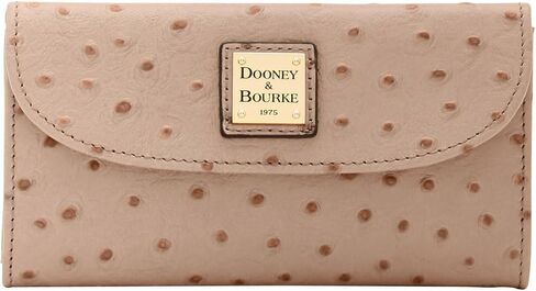 Dooney & Bourke Handbag, Ostrich Continental Clutch | Mushroom Brandy in Saudi Arabia