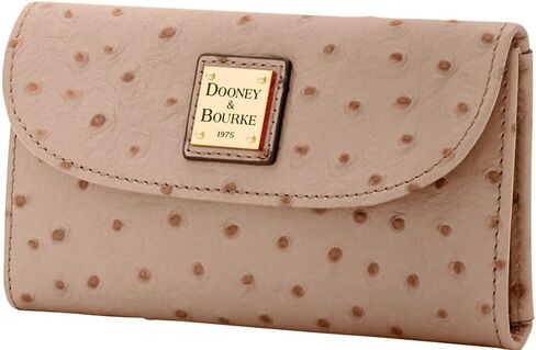 Dooney & Bourke Handbag, Ostrich Continental Clutch | Mushroom Brandy in Saudi Arabia