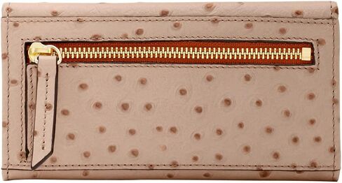 Dooney & Bourke Handbag, Ostrich Continental Clutch | Mushroom Brandy in Saudi Arabia