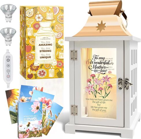 Sister Gifts from Sister – Birthday Candle Warmer Lantern with Heartfelt Poem, Flameless Wax Melter with Timer and Dimmer, Decorative Lamp for Sister's Room Home Decor in Saudi Arabia