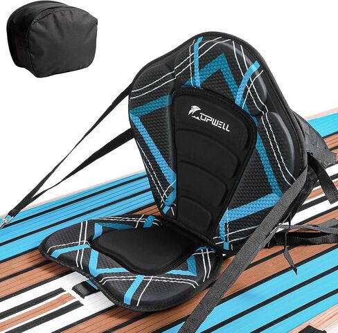 UPWELL Kayak Seat, Paddle Board Seat with Back Support for Kayak, Canoe, Sup Kayak Accessories, Black in Kuwait