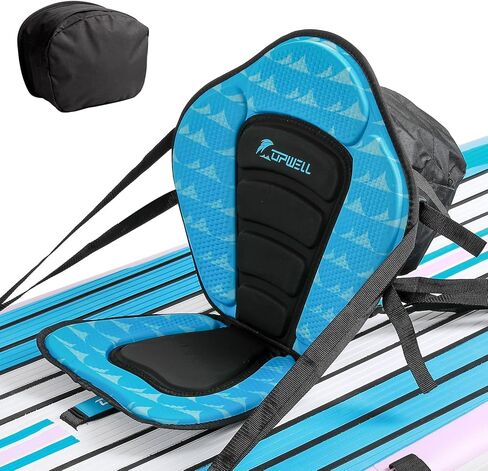 UPWELL Kayak Seat, Paddle Board Seat with Back Support for Kayak, Canoe, Sup Kayak Accessories, Black in Kuwait