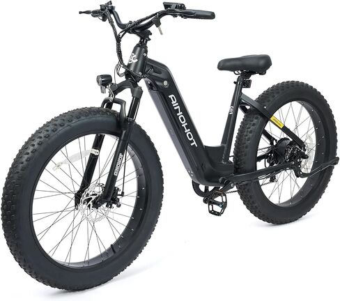 Terra Electric Bike for Adults, 1000W Peak Ebike, 26" Fat Tire Electric Bicycle, 20MPH 56Miles Electric Mountain Bike, 48V 13AH Removable Battery Lectric Ebike, UL2849 Certified, Aluminum Alloy Frame in Kuwait