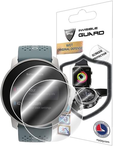 IPG for Suunto 9 G1 Baro Smartwatch Hydrogel Screen Protector (2 Units) Invisible HD Clear Film Anti Scratch Guard-Smooth/Self-Healing/Bubble for 9 G1 Baro in Kuwait