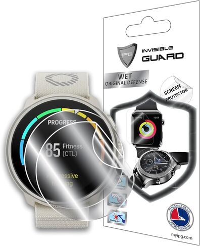 IPG for Suunto 9 G1 Baro Smartwatch Hydrogel Screen Protector (2 Units) Invisible HD Clear Film Anti Scratch Guard-Smooth/Self-Healing/Bubble for 9 G1 Baro in Kuwait