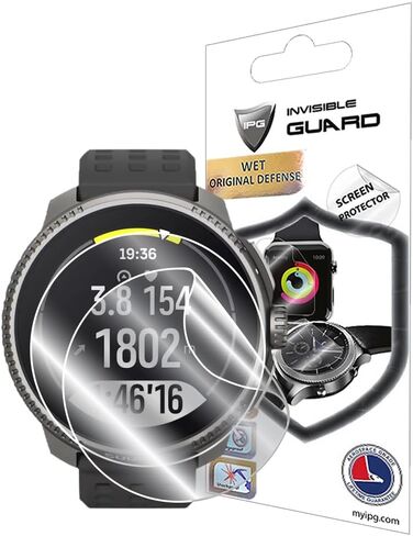 IPG for Suunto 9 G1 Baro Smartwatch Hydrogel Screen Protector (2 Units) Invisible HD Clear Film Anti Scratch Guard-Smooth/Self-Healing/Bubble for 9 G1 Baro in Kuwait