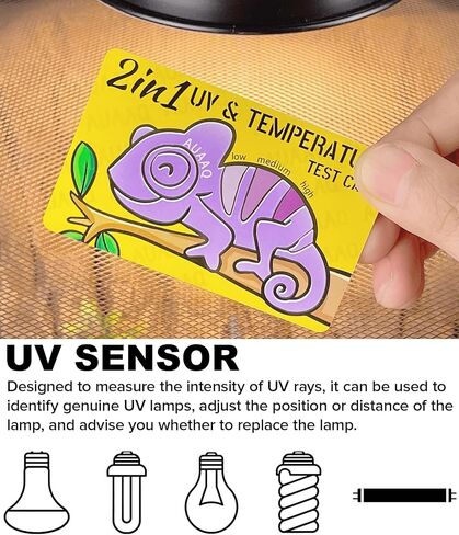 2 في 1-1 زواحف الأشعة فوق البنفسجية اختبار مستشعر مستشعر مستشعر (2 ، أخضر) in Kuwait