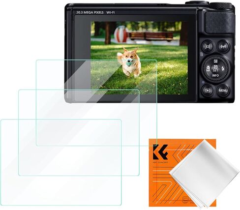 K&F Concept Rebel T7 T6 Screen Protector for Canon EOS Rebel T7 T6 T5 DSLR Camera & Hot Shoe Cover in Saudi Arabia