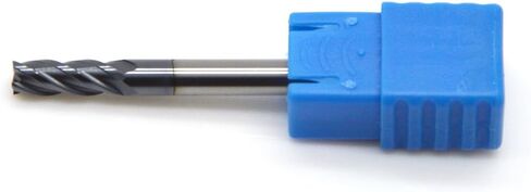 Wokesi 3.5mm Cutting Dia,6mm Shank Dia,50mmL,4Flutes,HRC45,TiAlN Coated,Solid Carbide Square End Mills Flat Endmills Bits Router CNC Lathe Cutter Drill Tools (3.5mmDia×6mmShank×50mmL) in Kuwait