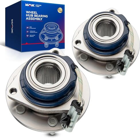 Kax 512319 زوج Hub Wheel Wheel Pair & Bearing For For 2006-2010 VW Jetta ، للفترة 2009-2010،2012-2022 VW Passat ، لعام 2013-2014 VW Jetta ، 5 Lug w/ABS in Kuwait