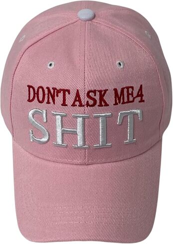 Funny Unisex Embroidered Don't Ask Me 4 Shit Novelty Baseball Cap in Saudi Arabia