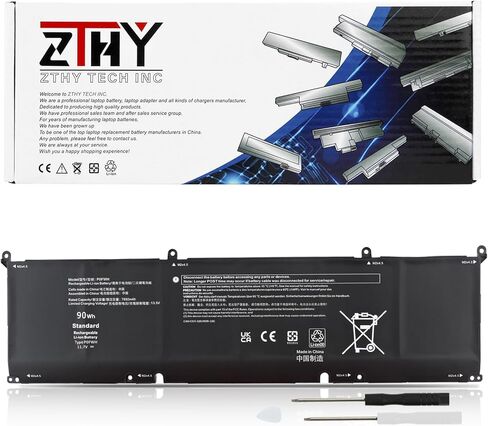 ZTHY New NYFJH استبدال بطارية الكمبيوتر المحمول Dell Precision 7530 7730 7540 7740 Series GW0K9 0WNRC VRX0J 0NYFJH 0GW0K9 451-BCGI 11.4V 8070mAh 97Wh 6Cell in Saudi Arabia