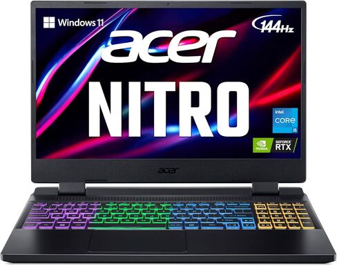 Acer Nitro V Gaming Laptop | Intel Core i5-13420H Processor | NVIDIA GeForce RTX 2050 Laptop GPU | 15.6" FHD IPS 144Hz Display | 8GB DDR5 | 512GB Gen 4 SSD | WiFi 6 | Backlit KB | ANV15-51-57C8 in Saudi Arabia
