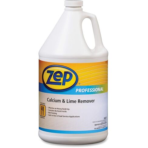 Zep Industrial Calsium and Lime Remover - 128 OZ (حالة من 4) 1041491 - صيغة Pro Grade آمنة على الفولاذ المقاوم للصدأ والألمنيوم والزجاج والبلاستيك والسيراميك in Kuwait