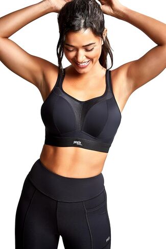 Panache Boundless Racerback Non-Wire Sports Bra (7341C),38DD,Sienna - Sienna,38DD in Saudi Arabia