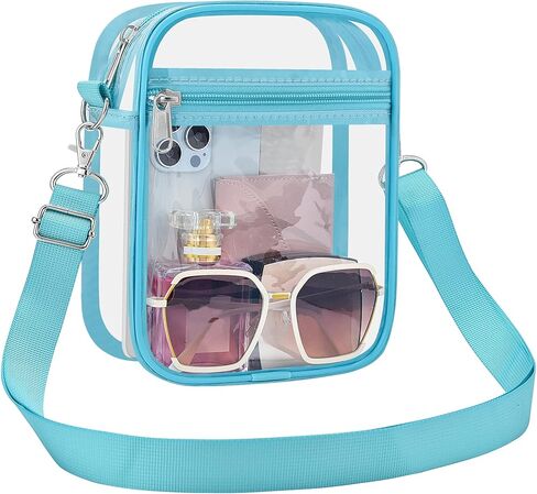 وافق Clear Bag Stadium على محفظة واضحة للنساء حقيبة Clear Crossbody لأحداث الملعب المهرجانات in Kuwait