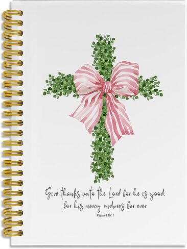 Sage Green Green Floral Inspirational Notebook Notebook Journal ، وهي تأكيدات يومية للنساء المحمول الحلزوني 5.5x8.3 ، مجلة تمكين الإناث لمستلزمات المكاتب المدرسية in Kuwait