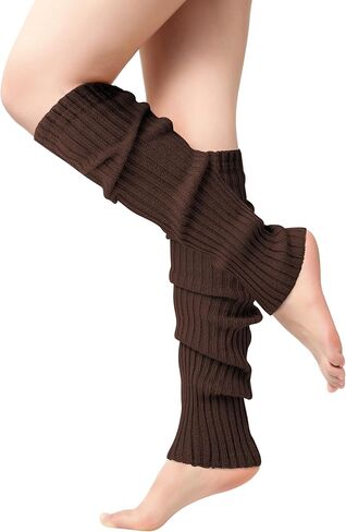 Leg Warmers - Knit Leg Warmers for Women Winter Fashion Warm Leg Warmer 80s Accessories for Party Sports Yoga in Saudi Arabia